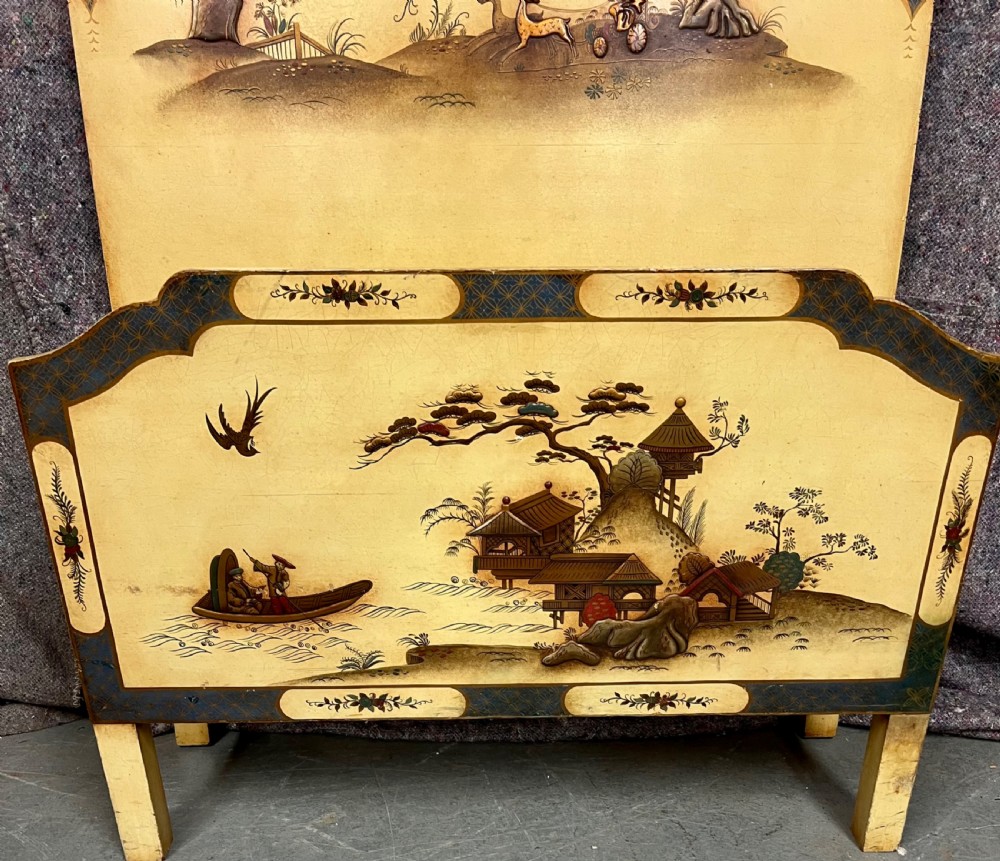 Antique 7 Piece Chinoiserie Bedroom Suite View V