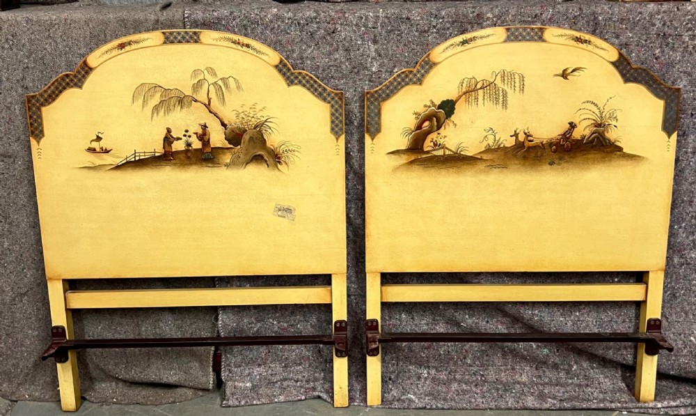 Antique 7 Piece Chinoiserie Bedroom Suite View VI