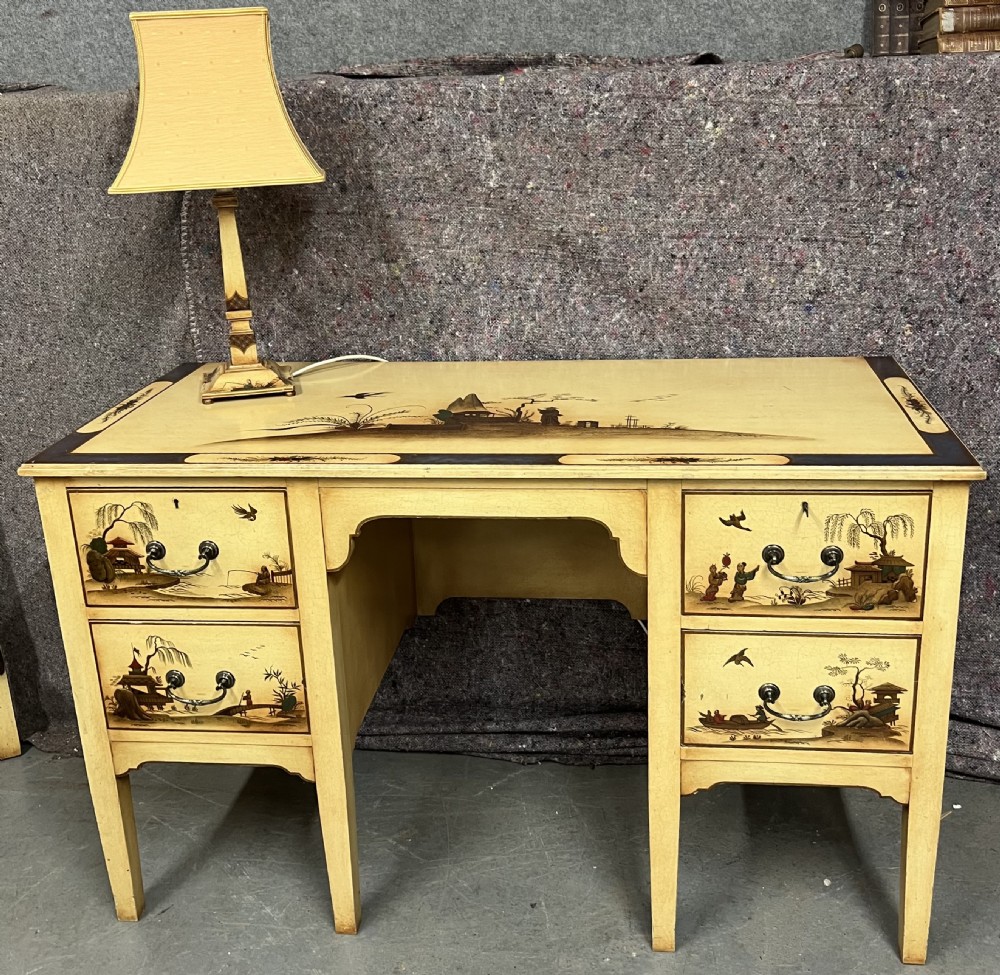 Antique 7 Piece Chinoiserie Bedroom Suite View VIII