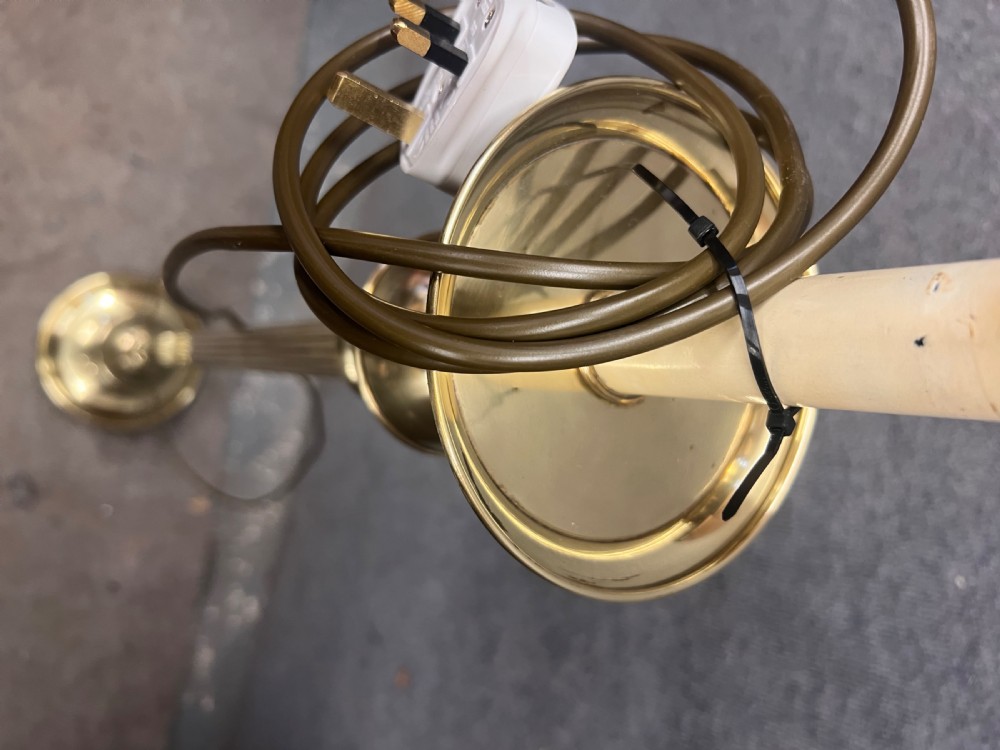 Edwardian Brass Standard Lamp View VII