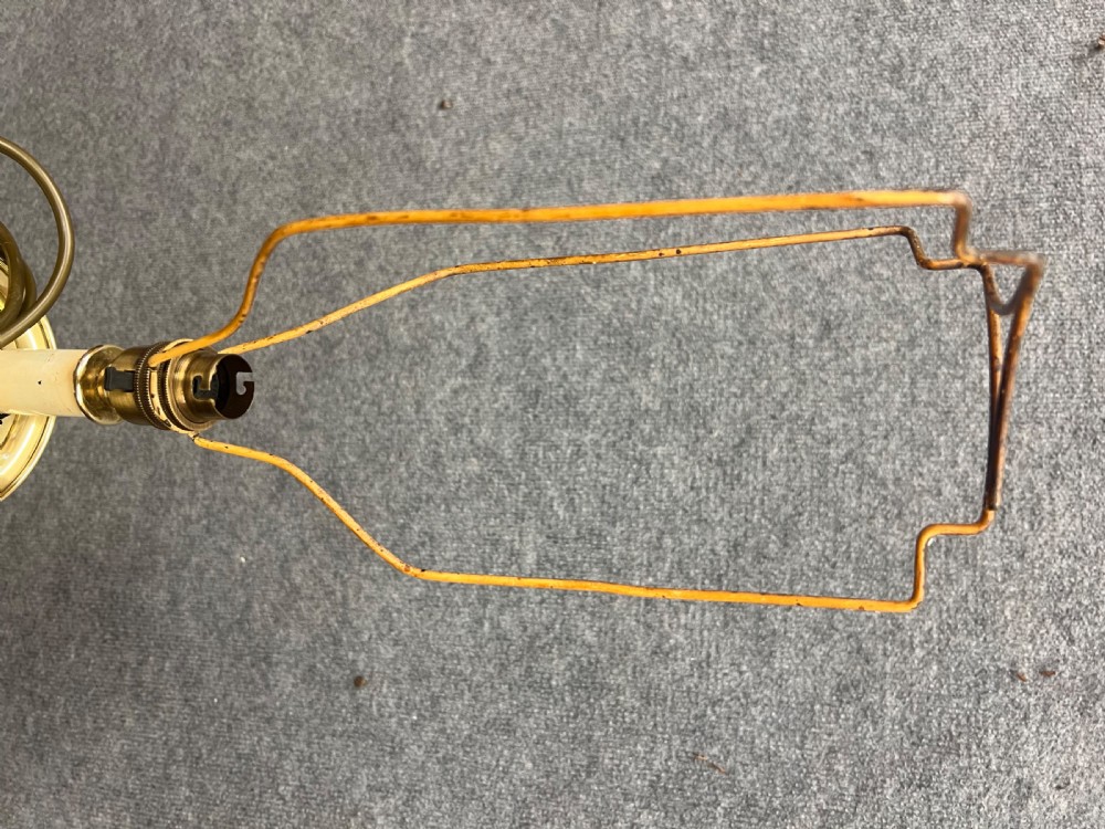 Edwardian Brass Standard Lamp View VIII