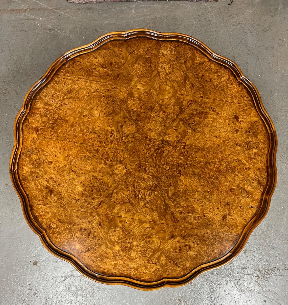Good Quality Burr Walnut 1920's Coffee Table View V