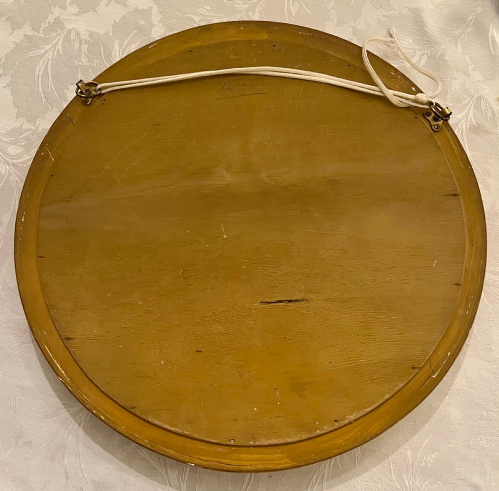 Regency Style Convex and gilded Mirror View VI