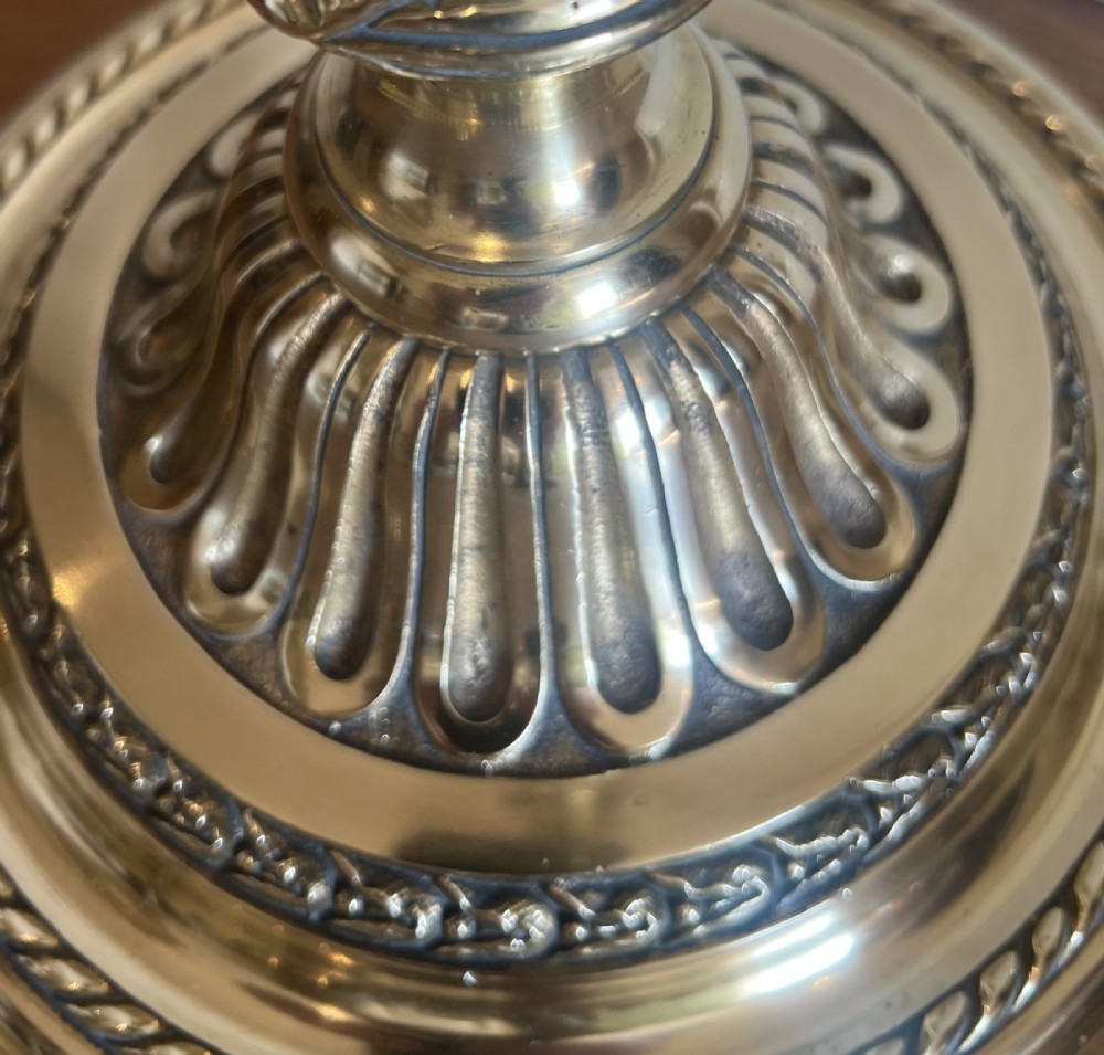 Stunning Edwardian Solid Brass Standard Lamp View VII