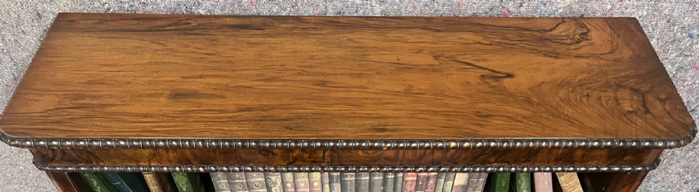 Good Quality Pair Of Antique Walnut Open Bookcases View III