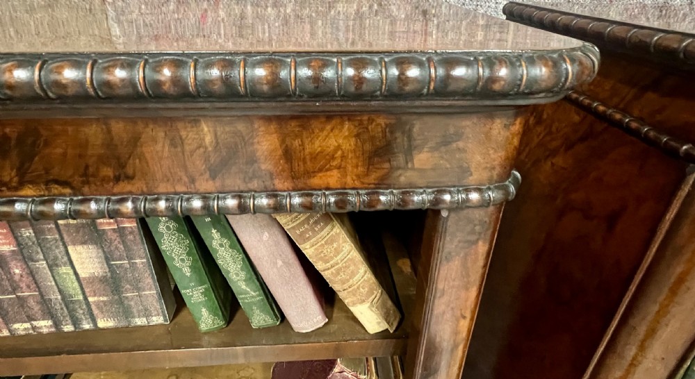 Good Quality Pair Of Antique Walnut Open Bookcases View VI