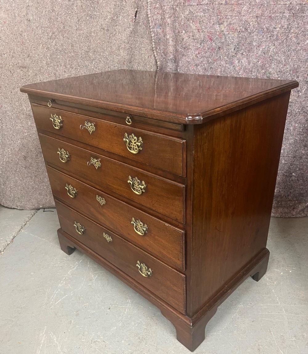 Small George III Mahogany Chest with Slide View VI