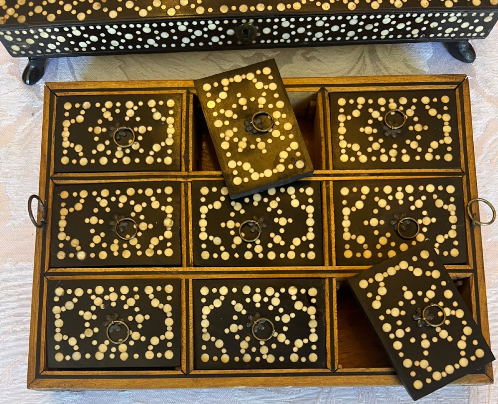 Unusual Martara Ceylonese Porcupine Quill Box View IV