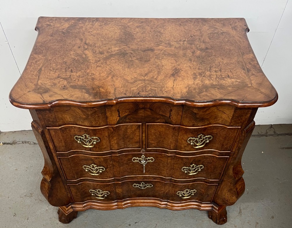 Small Dutch Burr Walnut Chest of Drawers View II