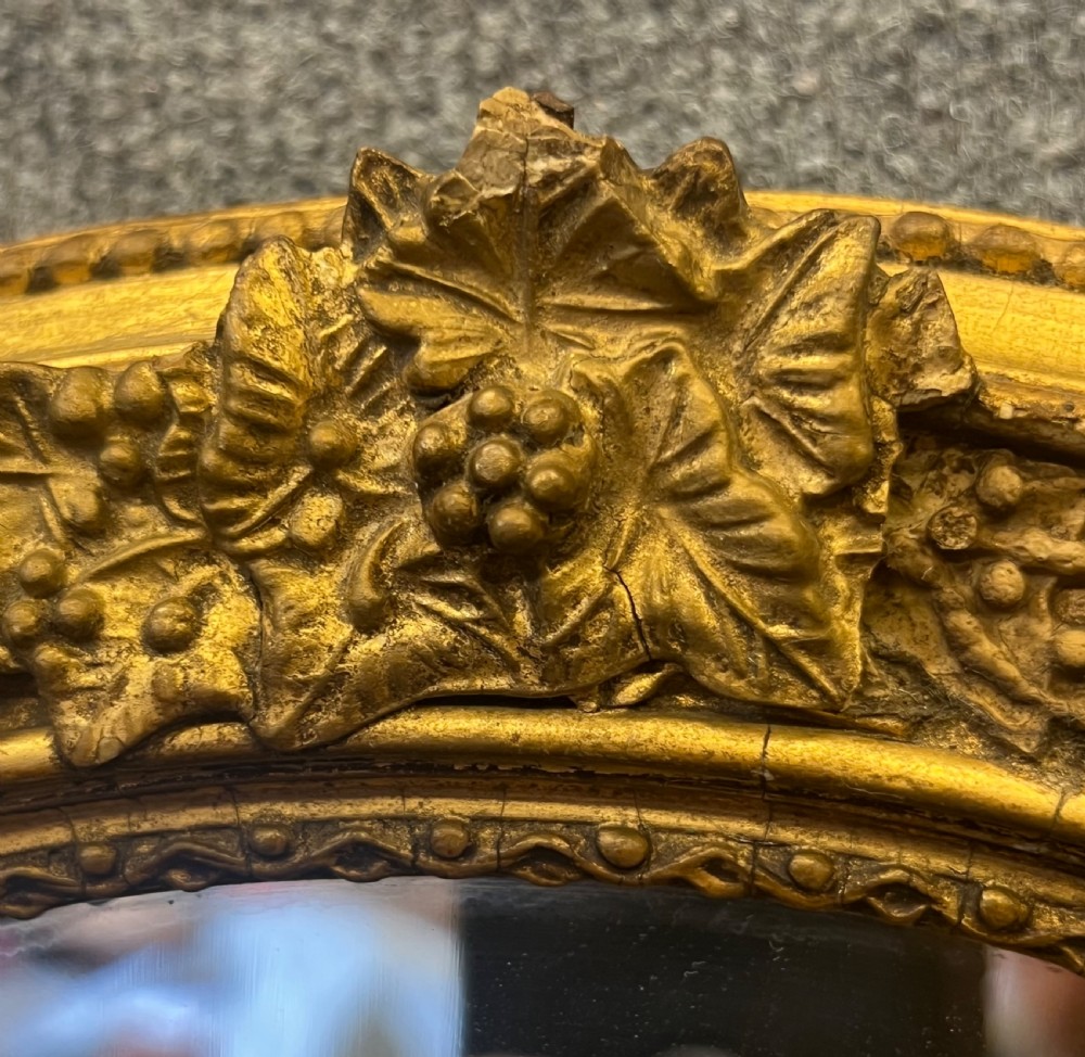 Pair of Antique Oval Mirrors View VII
