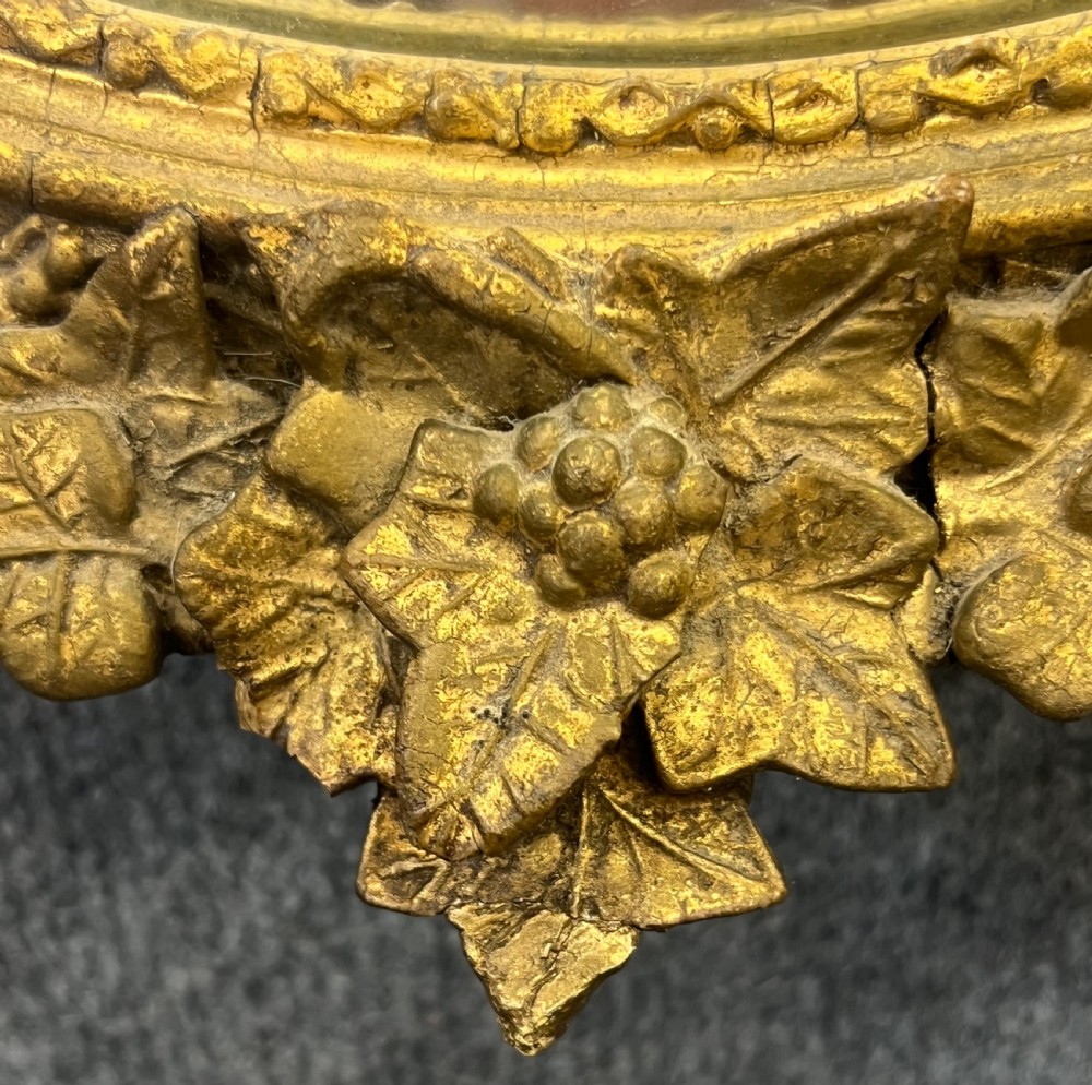Pair of Antique Oval Mirrors View IX