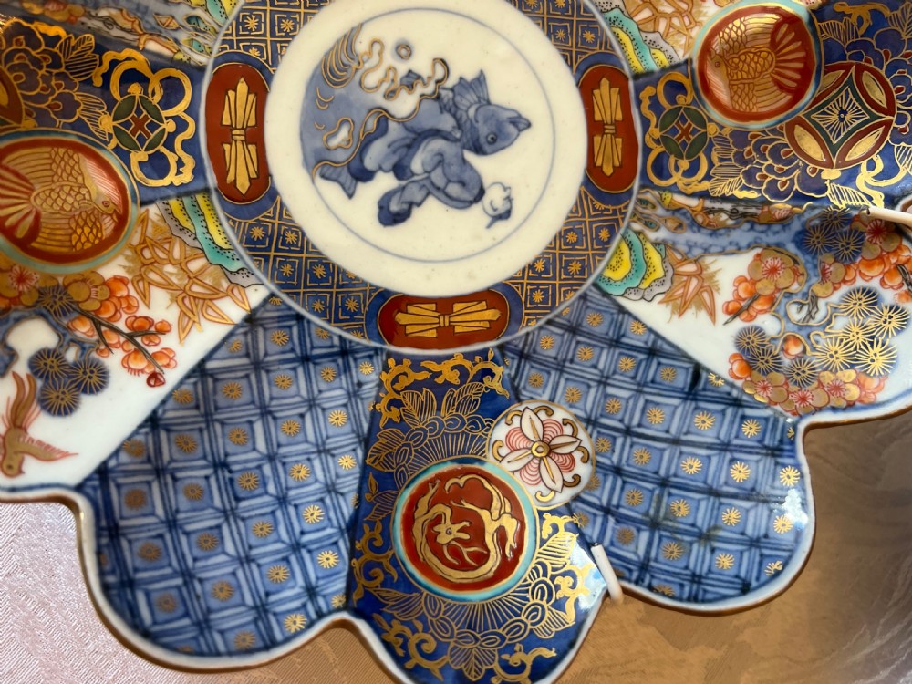 Beautiful Pair of Small Imari Wall Plates View VII