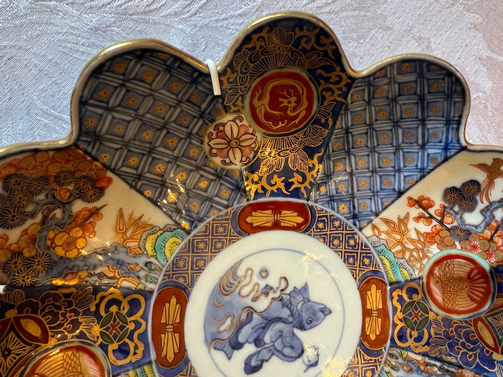 Beautiful Pair of Small Imari Wall Plates View VIII