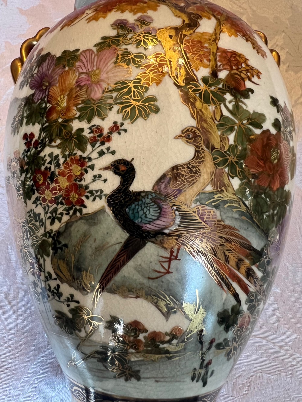 Pair of Satsuma Vases View VIII