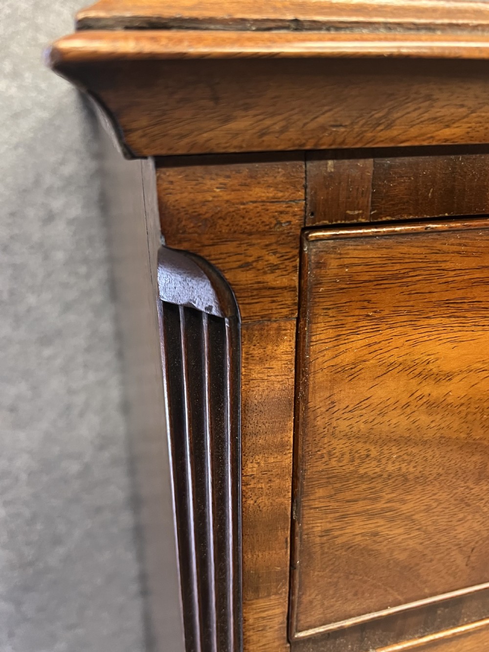 George III Mahogany Tall Boy Chest of Drawers View V