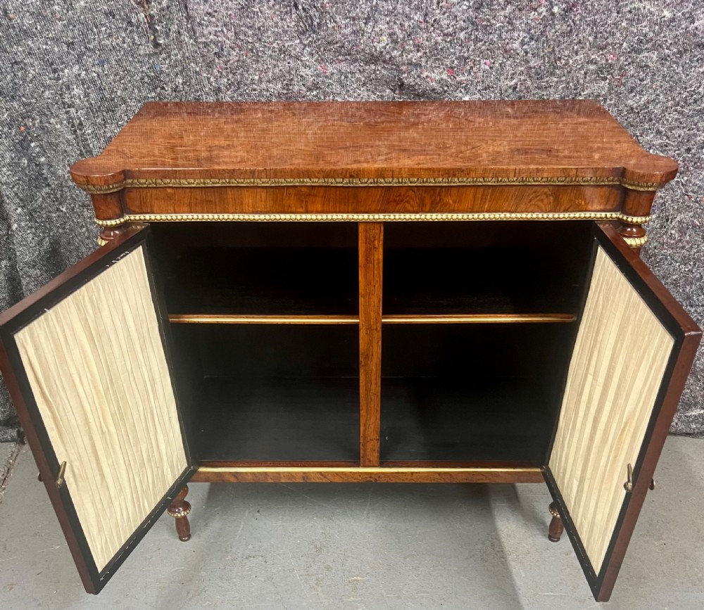 Superb Rosewood & Gilded Side Cabinet View III