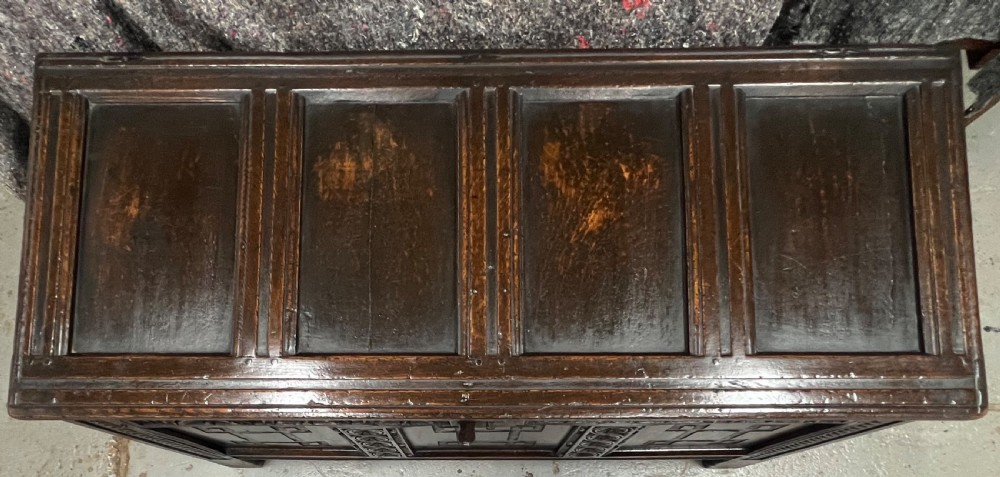 Original Early Oak Coffer View VI