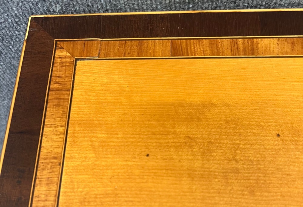 Sheraton Period Satinwood & Inlaid Card Table View XIII