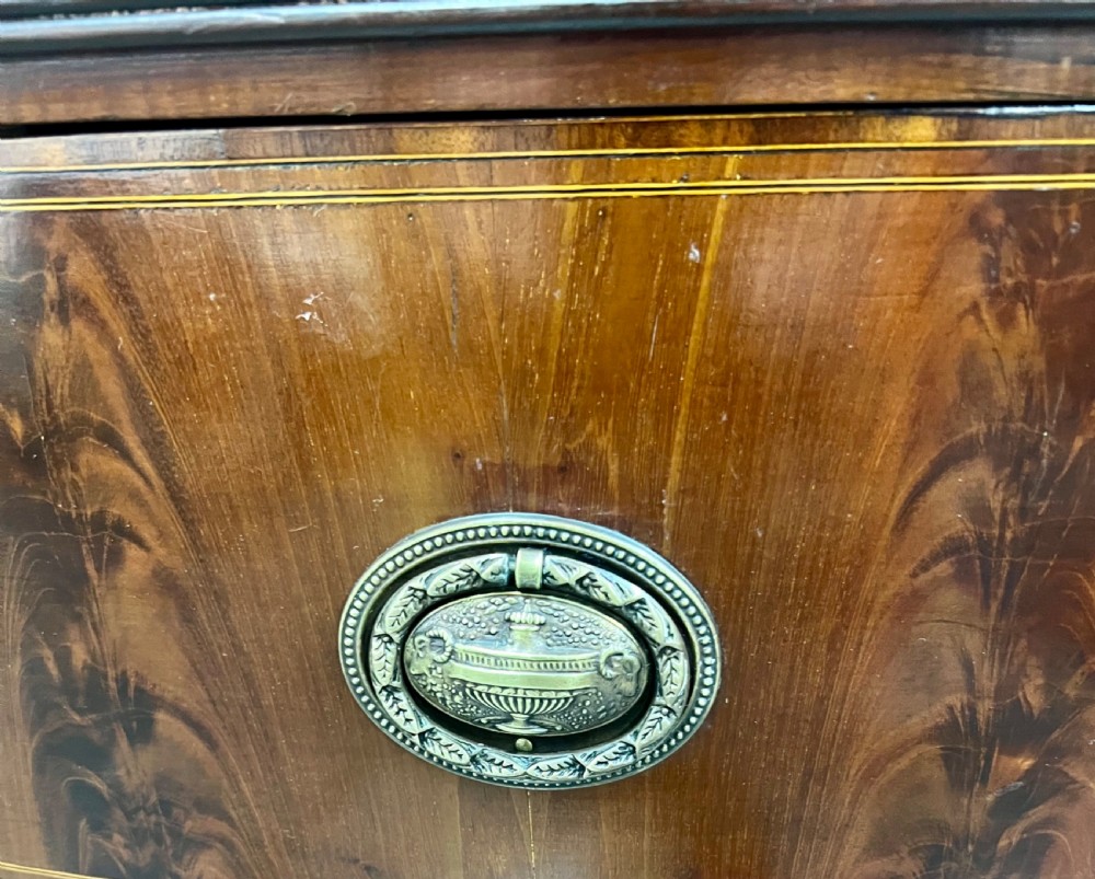 Small Antique Bow Fronted Chest of Drawers View VIII