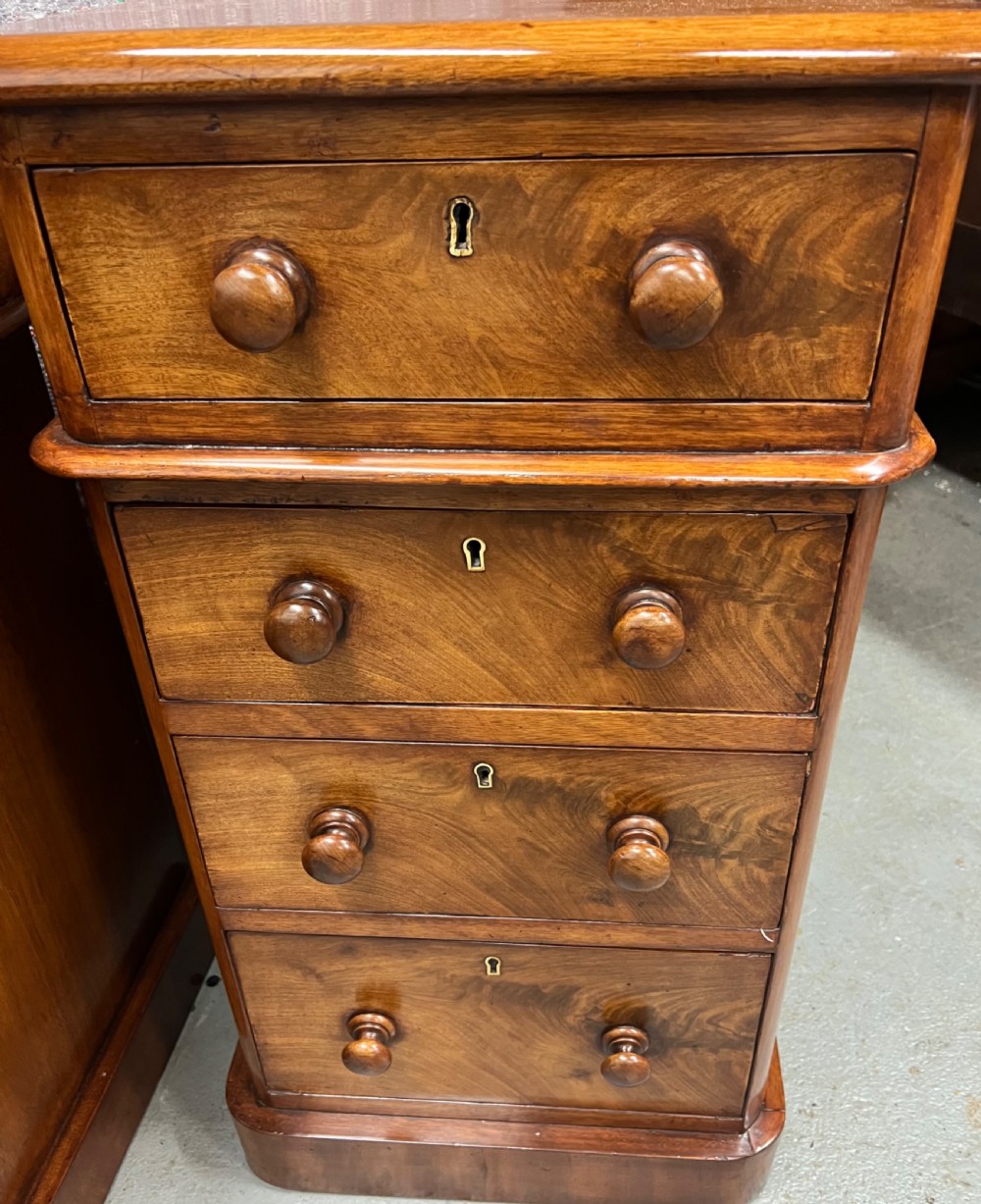 Antique Pair of Mahogany Bedside Chests  View V