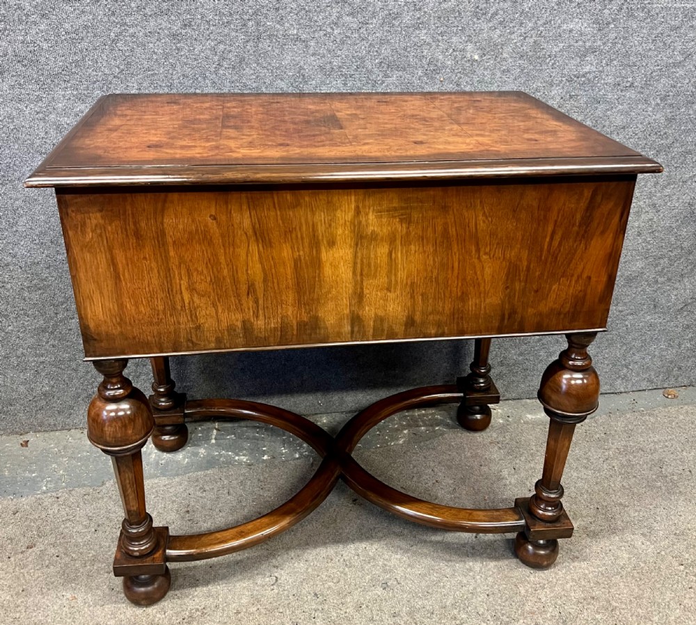 William & Mary Style Burr Walnut Low Boy View X