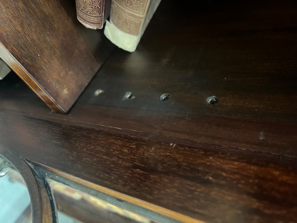 Edwardian Maple & Co. Mahogany & Inlaid Bookcase View XIII