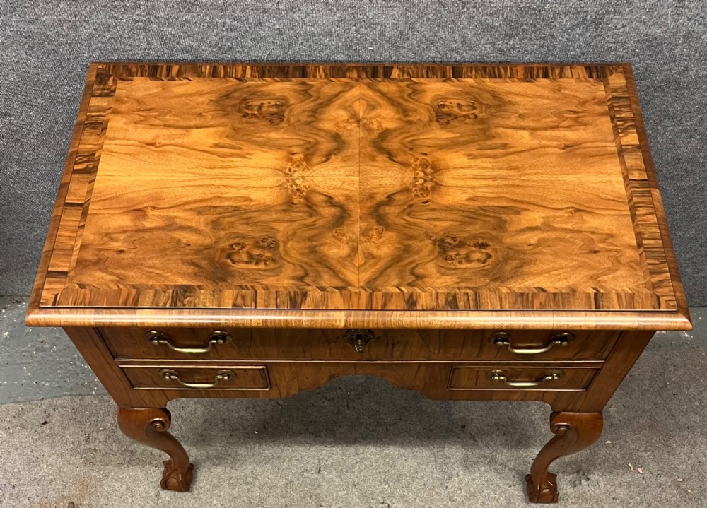 18th C. Style Walnut Low Boy Side Table View II