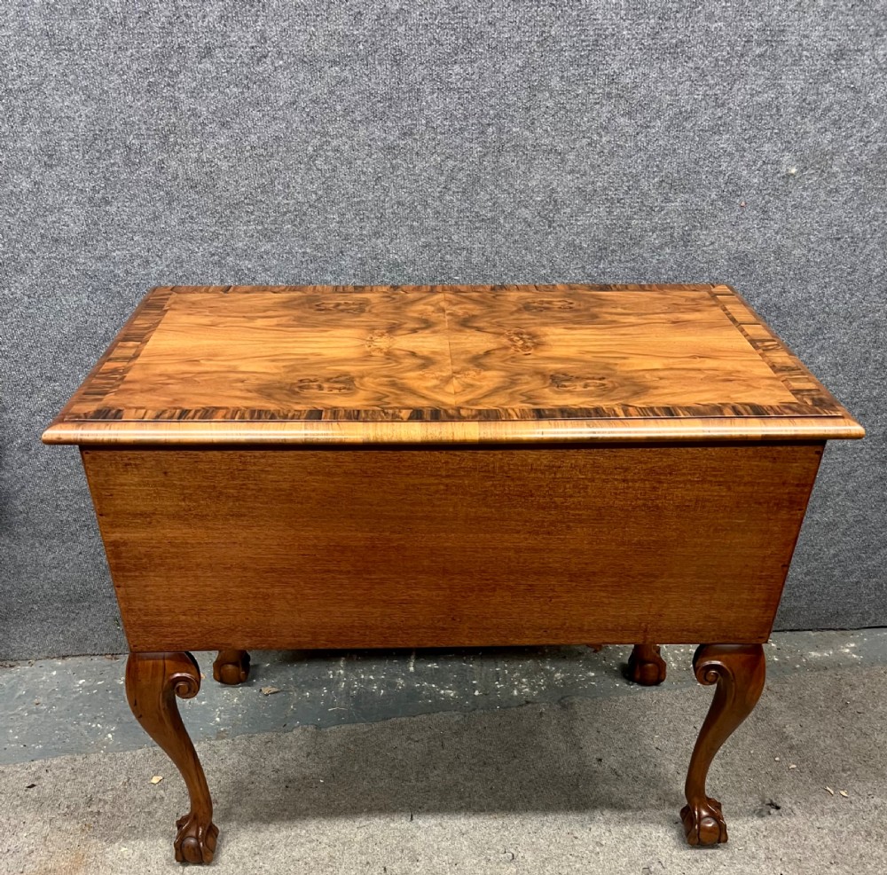 18th C. Style Walnut Low Boy Side Table View VIII