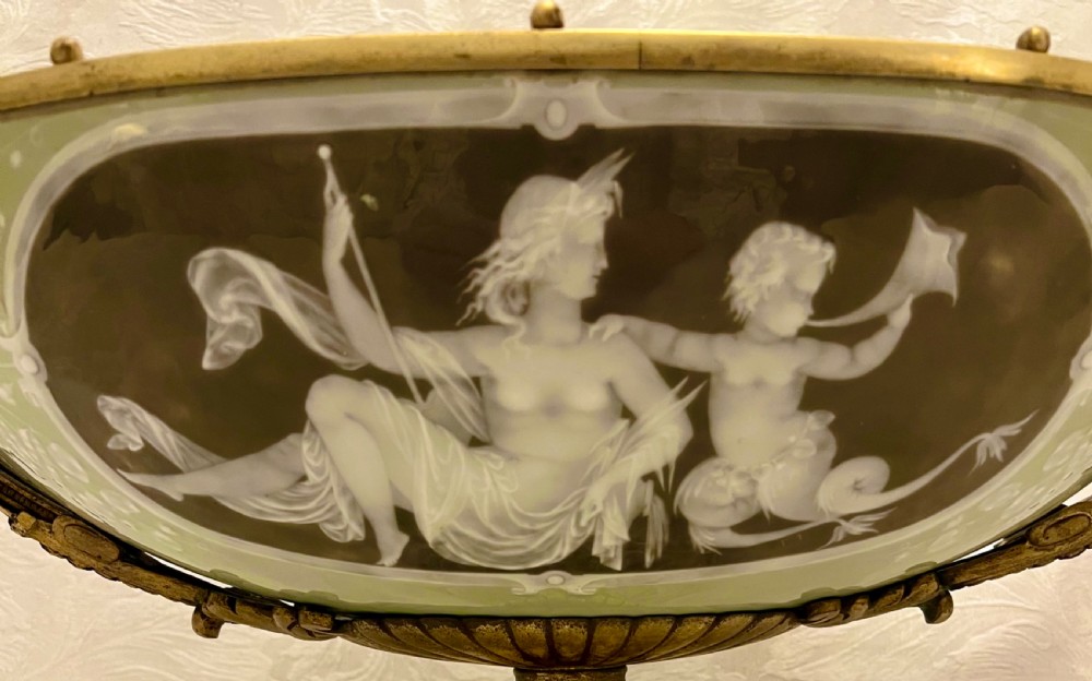   Antique Pate sur Pate Centre Piece View II
