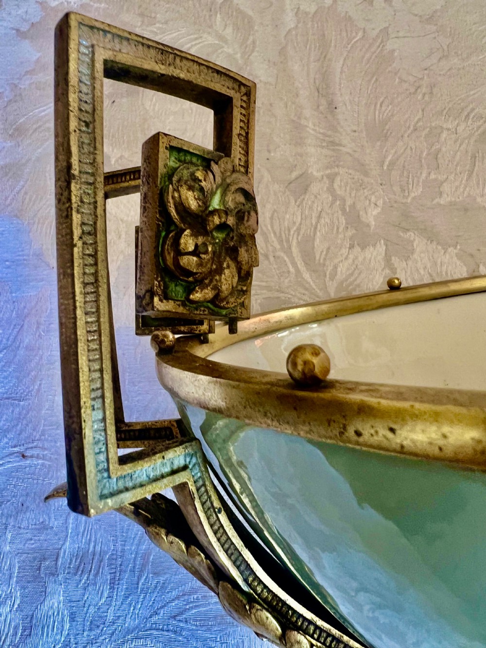   Antique Pate sur Pate Centre Piece View V