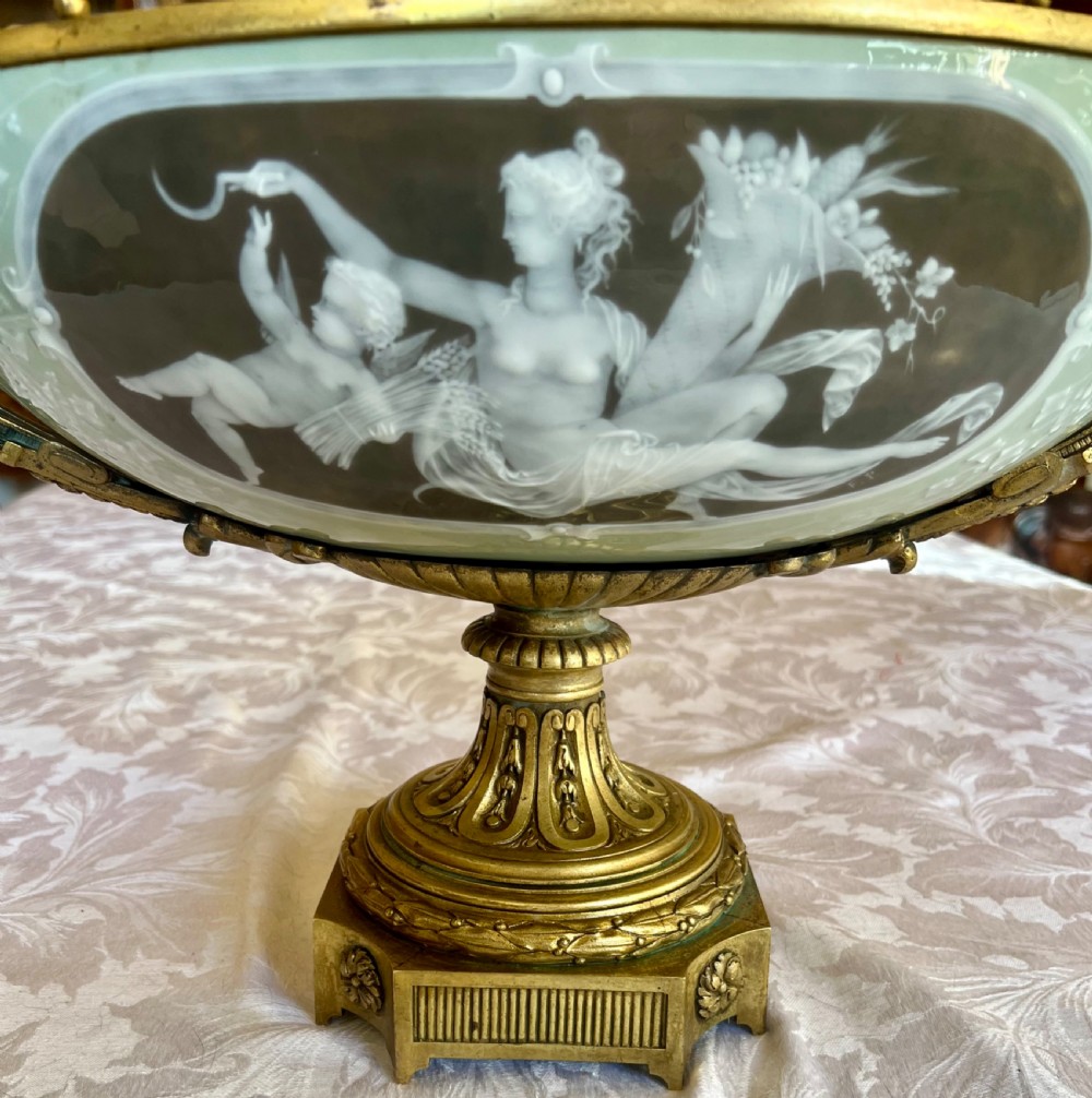   Antique Pate sur Pate Centre Piece View IX