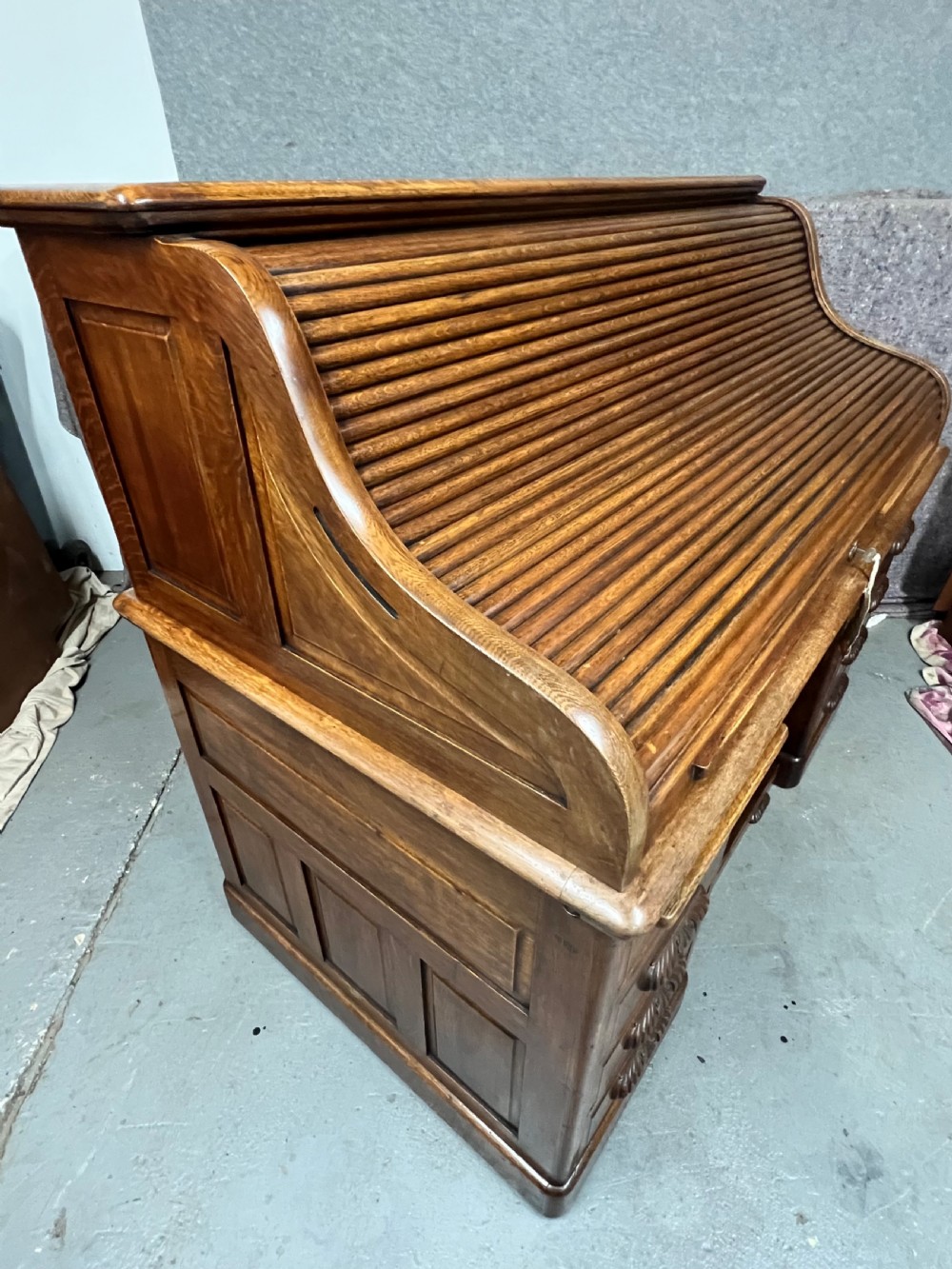 Good Quality Antique Roll Top Desk View II