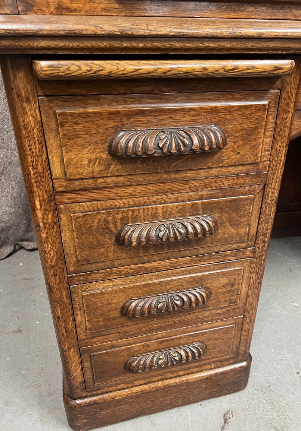 Good Quality Antique Roll Top Desk View VII