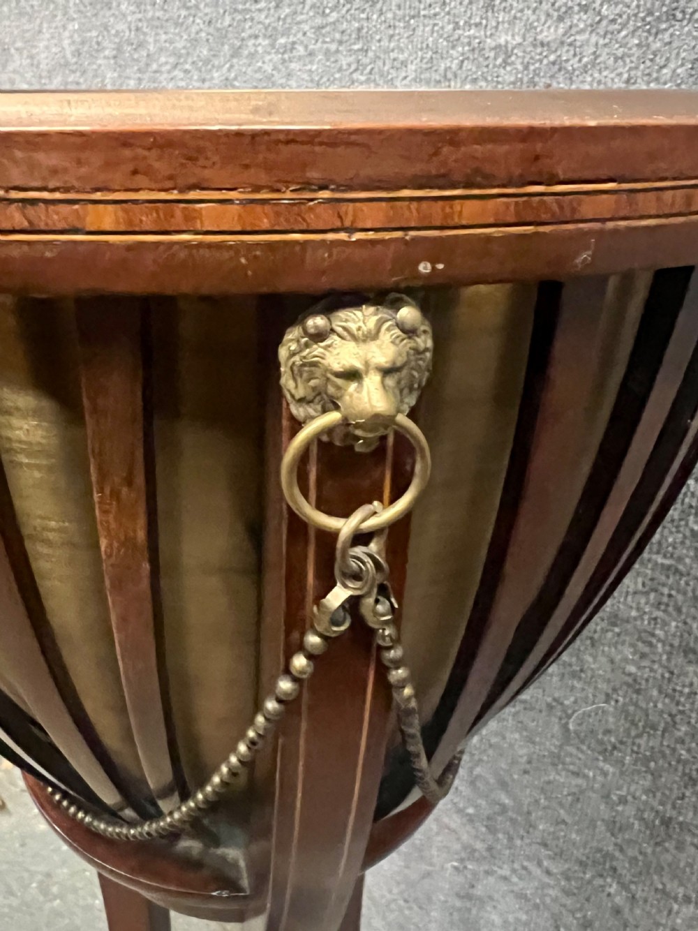 Good Edwardian Inlaid Mahogany Jardiniere View II