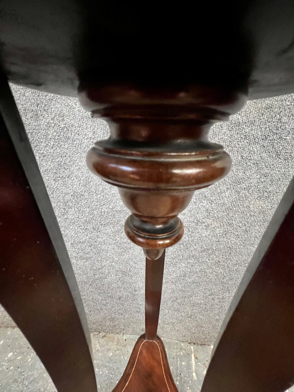 Good Edwardian Inlaid Mahogany Jardiniere View VIII