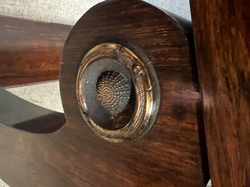 Regency Rosewood Console Table View IX