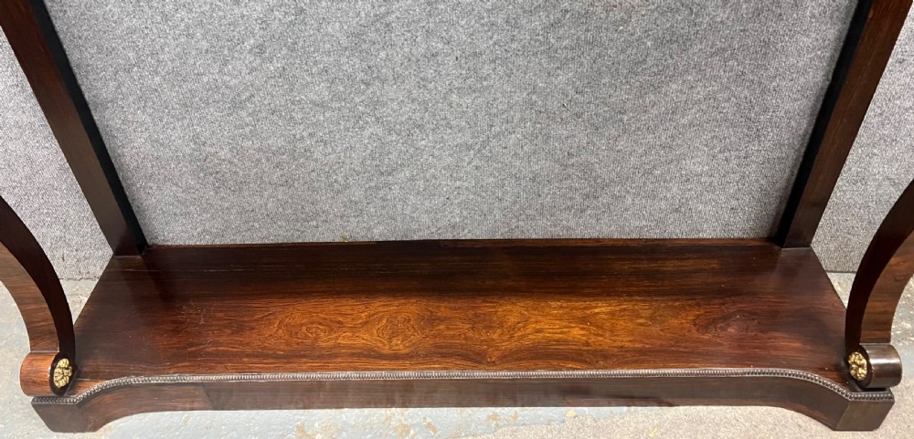 Regency Rosewood Console Table View XI