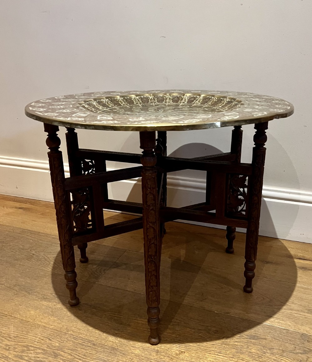 Brass & Enamelled Benares Occasional Table View II