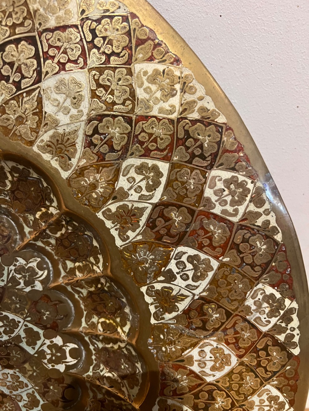 Brass & Enamelled Benares Occasional Table View IV