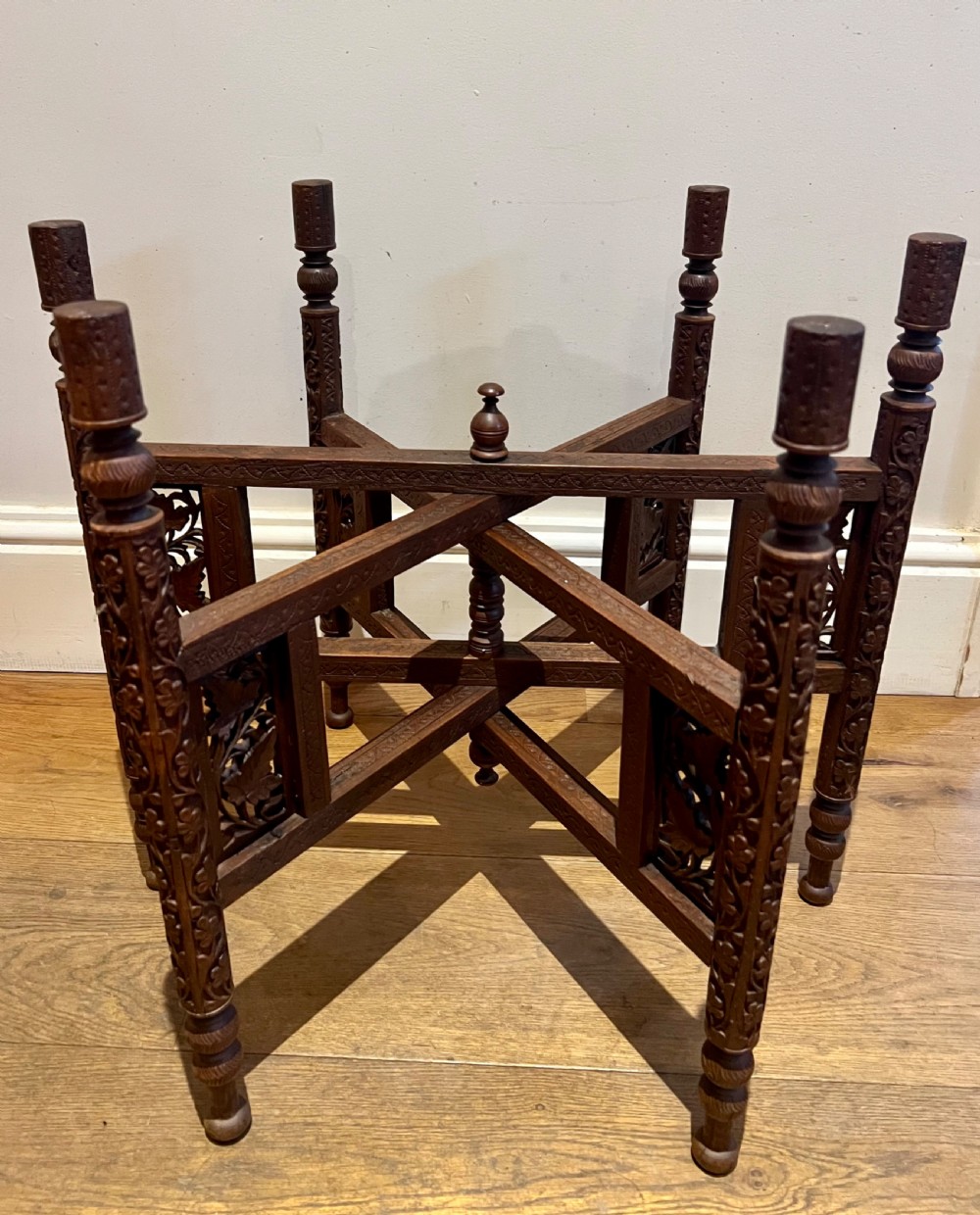 Brass & Enamelled Benares Occasional Table View IX