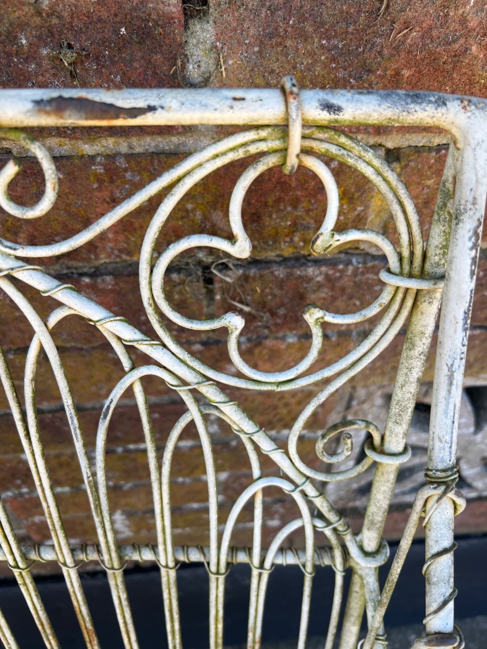 Pair of Gothic Style Iron Garden Chairs View III