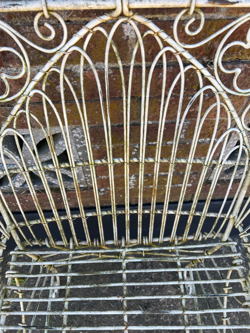 Pair of Gothic Style Iron Garden Chairs View IV