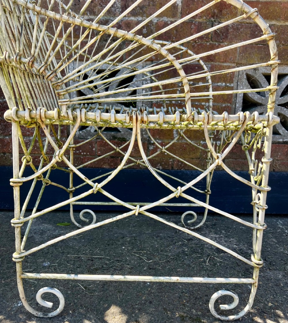 Pair of Gothic Style Iron Garden Chairs View VII