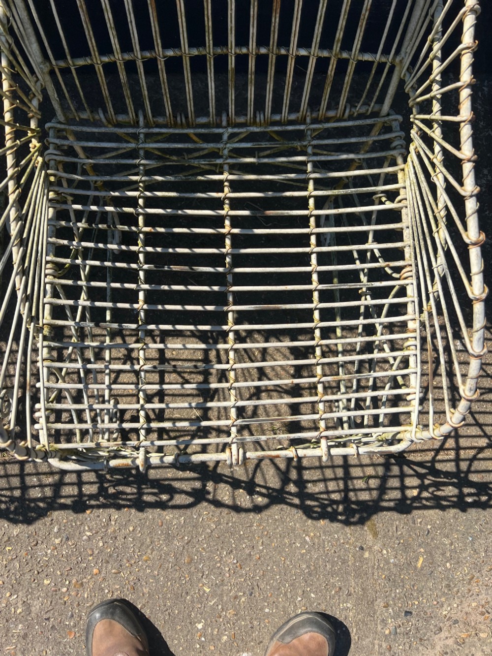Pair of Gothic Style Iron Garden Chairs View IX