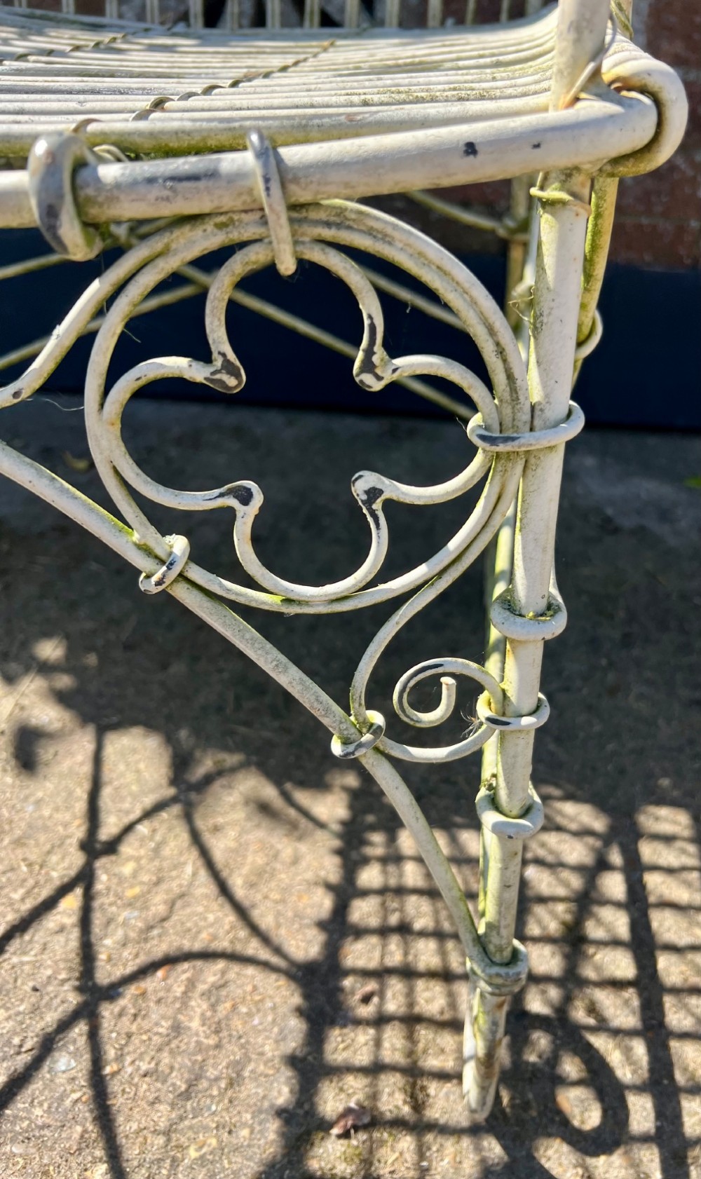 Pair of Gothic Style Iron Garden Chairs View XIII