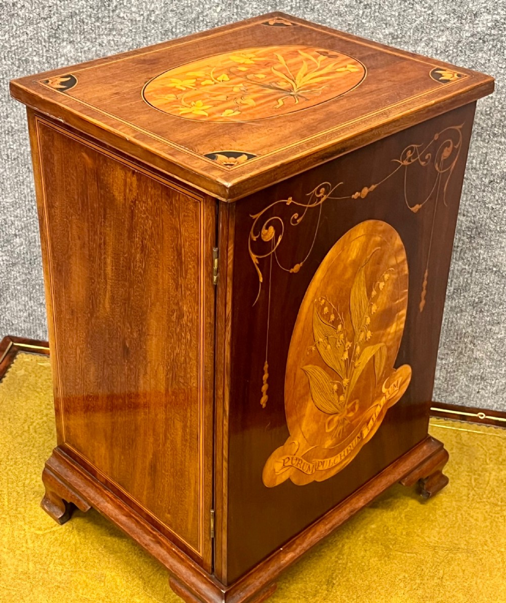 Superb Art Nouveau Table Cabinet View V