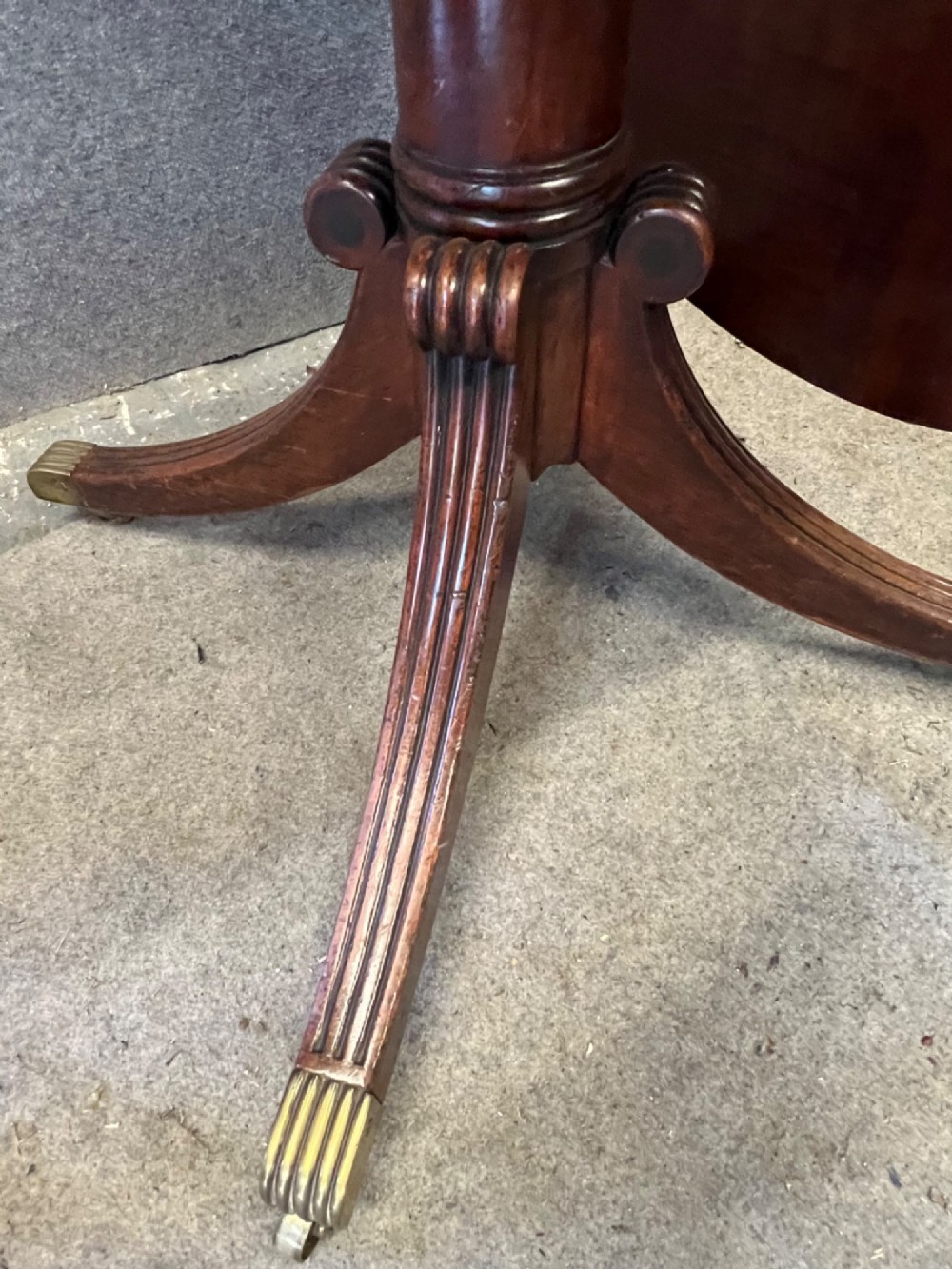 Regency Mahogany Dining Table View V