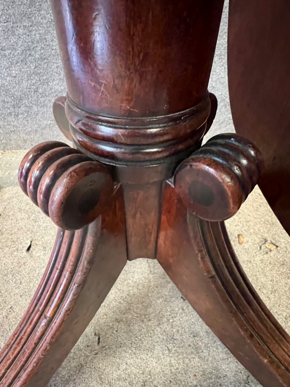 Regency Mahogany Dining Table View VI