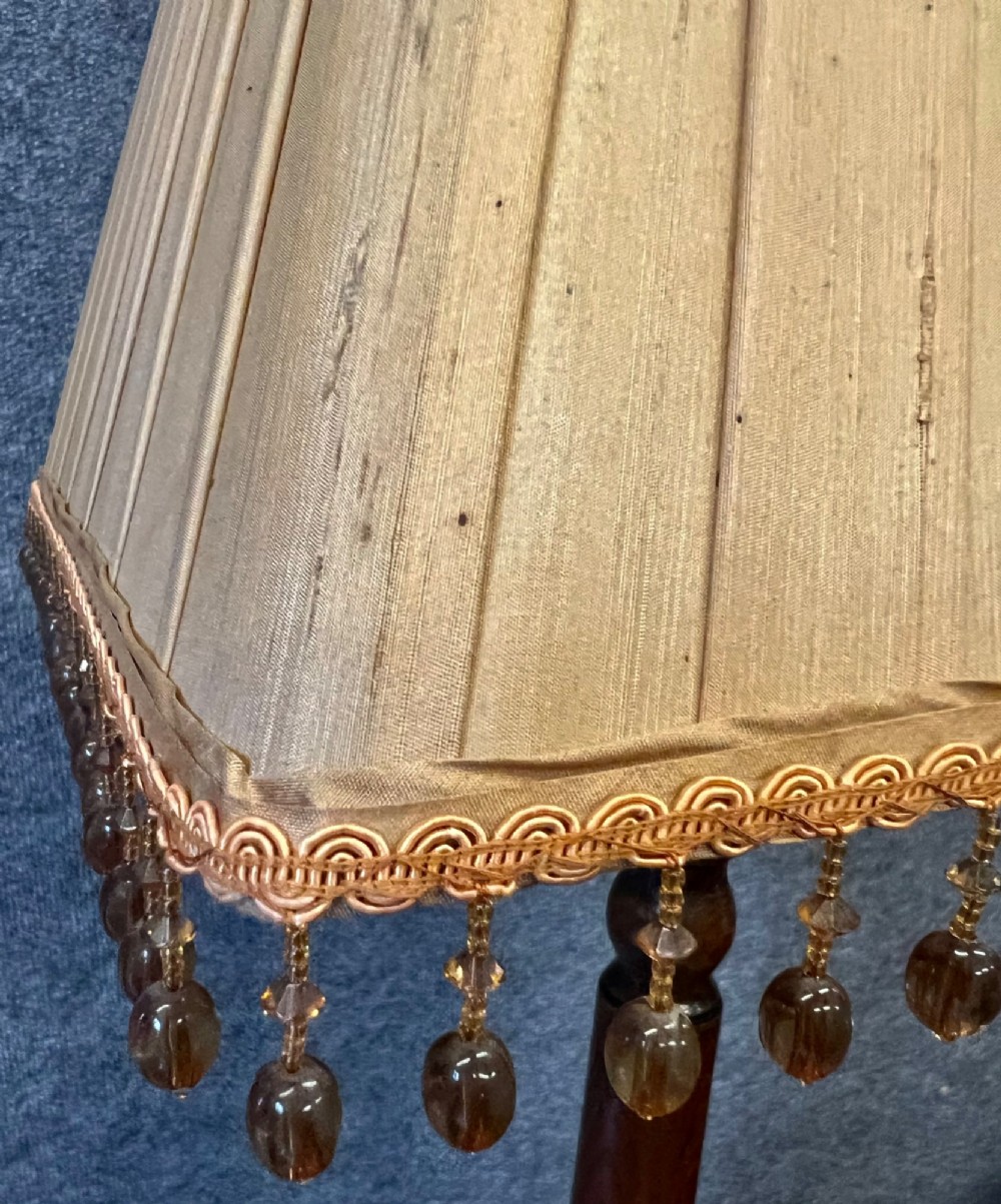 Jacobean Style Oak Standard Lamp View VII