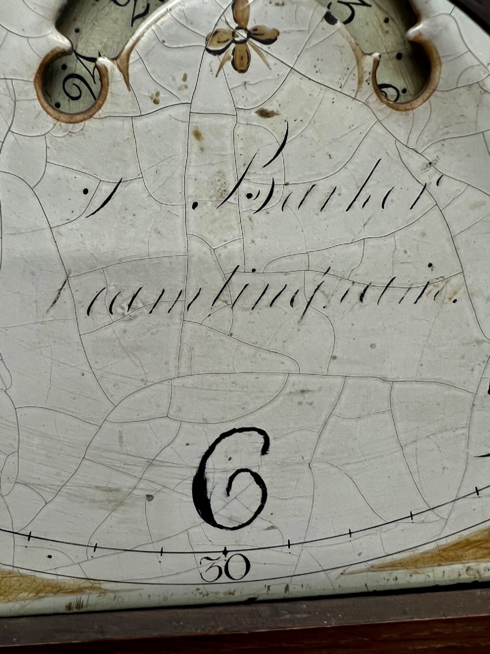 19th.Century Oak 8 Day Long Case Clock View III